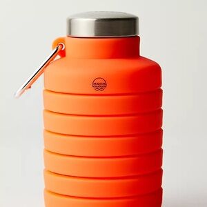 Mayim Vibrant Orange Collapsible Water Bottle